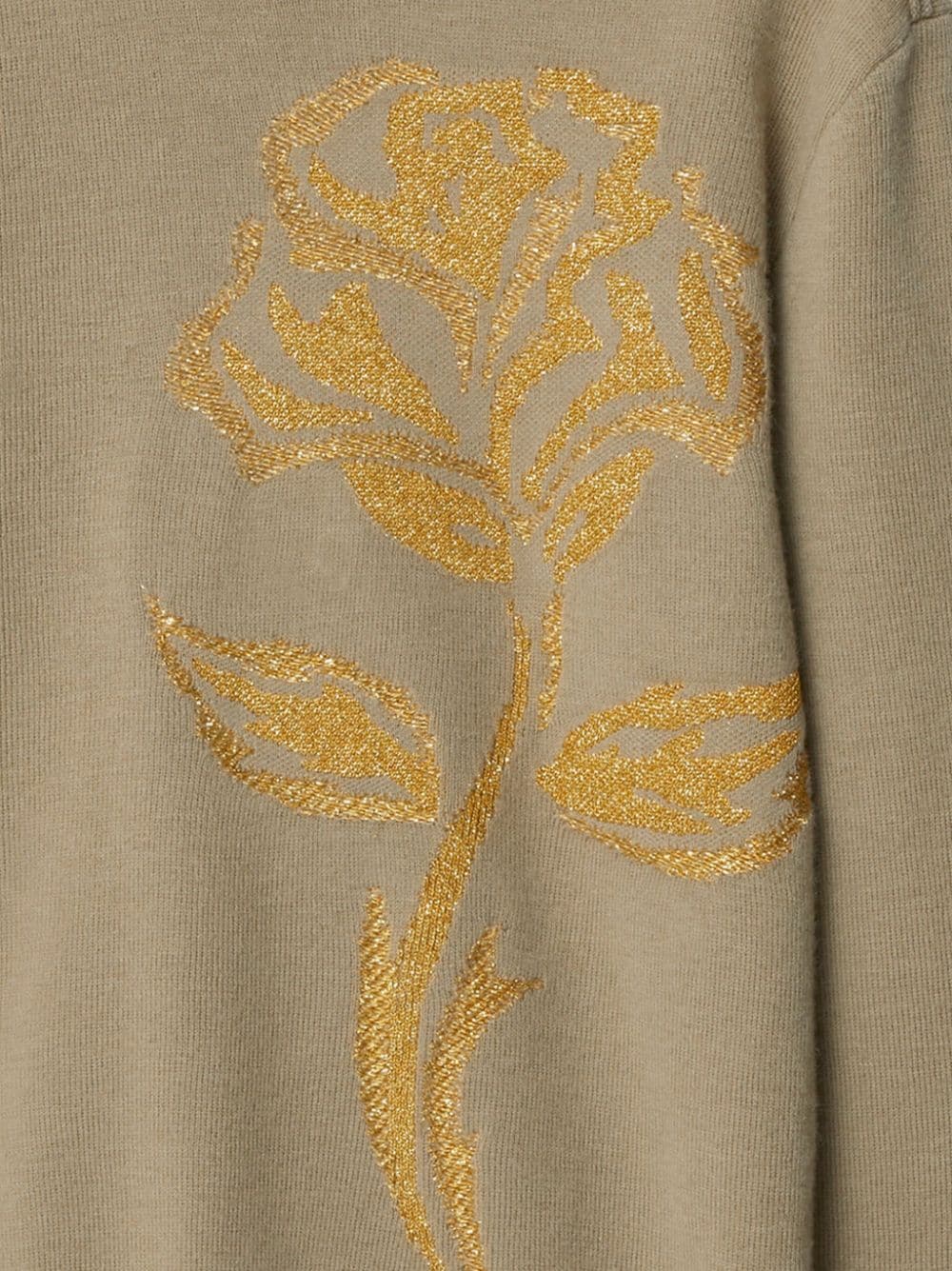 Image 2 of Burberry Rose intarsia-knit jumper
