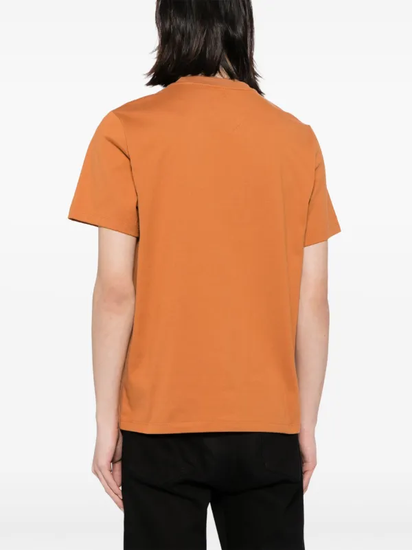 MCM Laurel logo-print Cotton T-shirt | Brown | FARFETCH