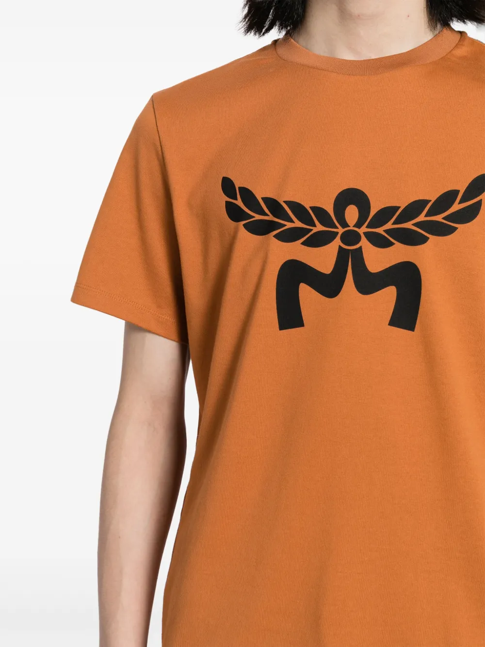 Tシャツ・カットソー MCM Orange Cotton T-Shirt mcm-men-s-classic-logo-t-shirt