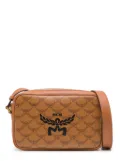 MCM small Himmel Lauretos canvas crossbody bag - Brown