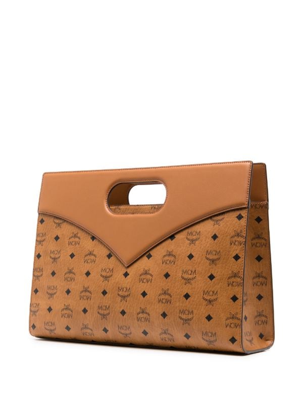 MCM Medium Diamond Visetos-print Tote Bag - Farfetch