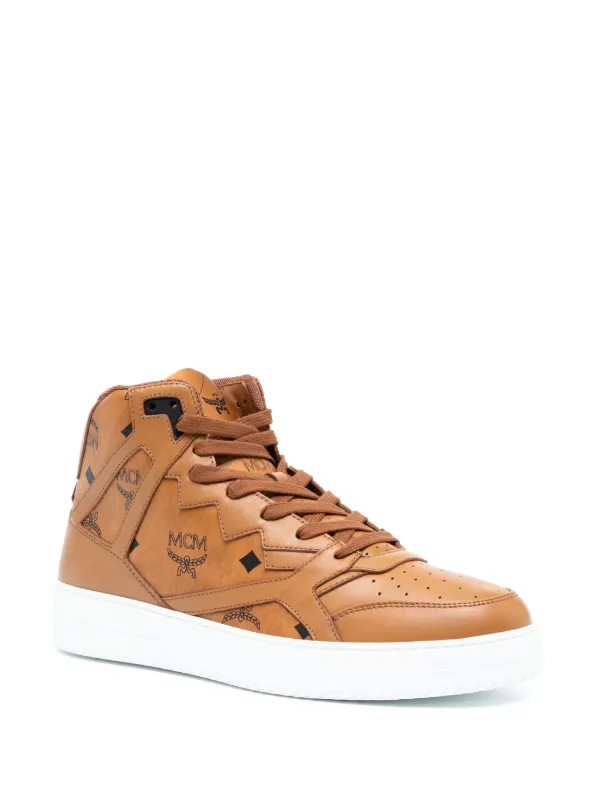 MCM Neo Terrain Canvas Sneakers Brown FARFETCH JO