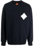 MCM logo-appliqué bouclé sweatshirt - Blue