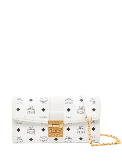 MCM large Tracy monogram chain wallet