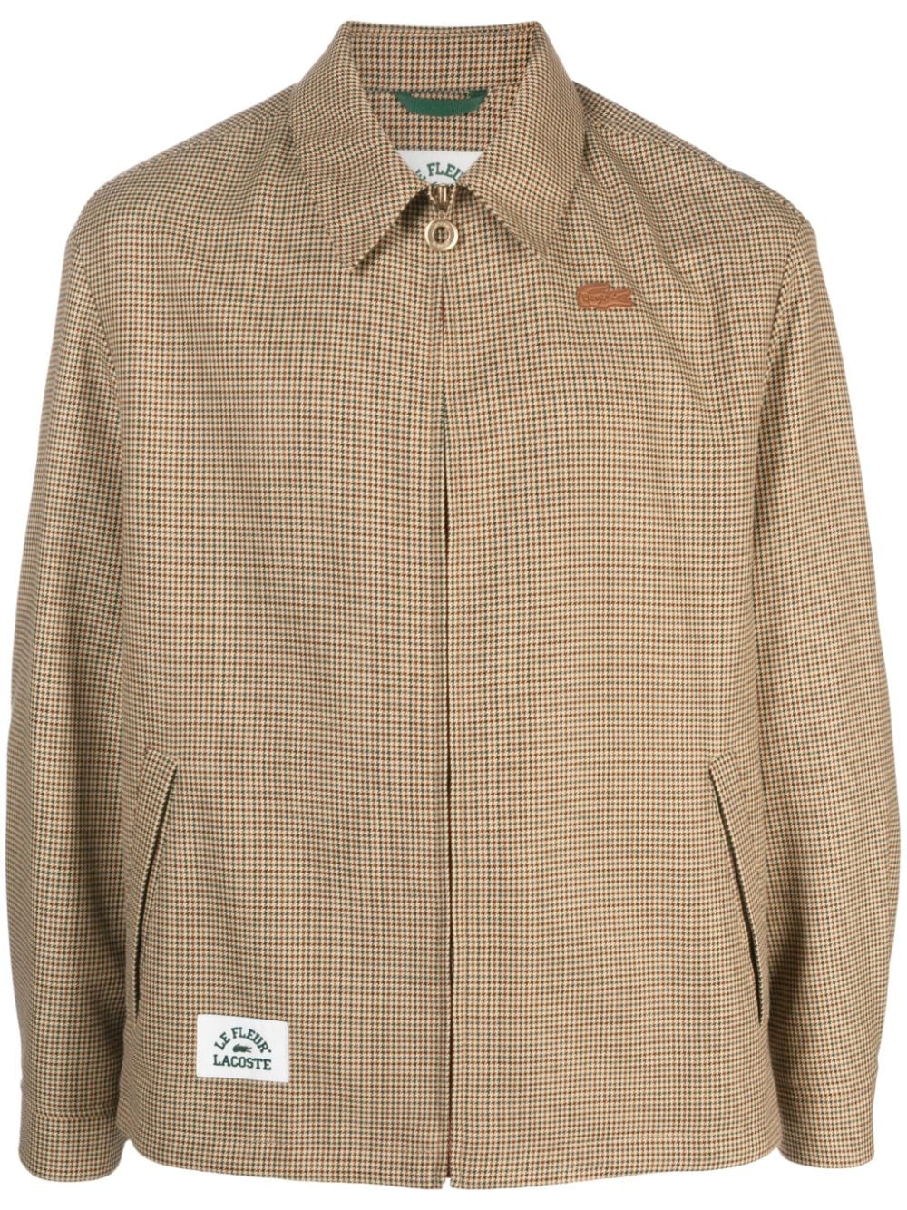 Lacoste x Le FLEUR check-pattern Jacket - Farfetch