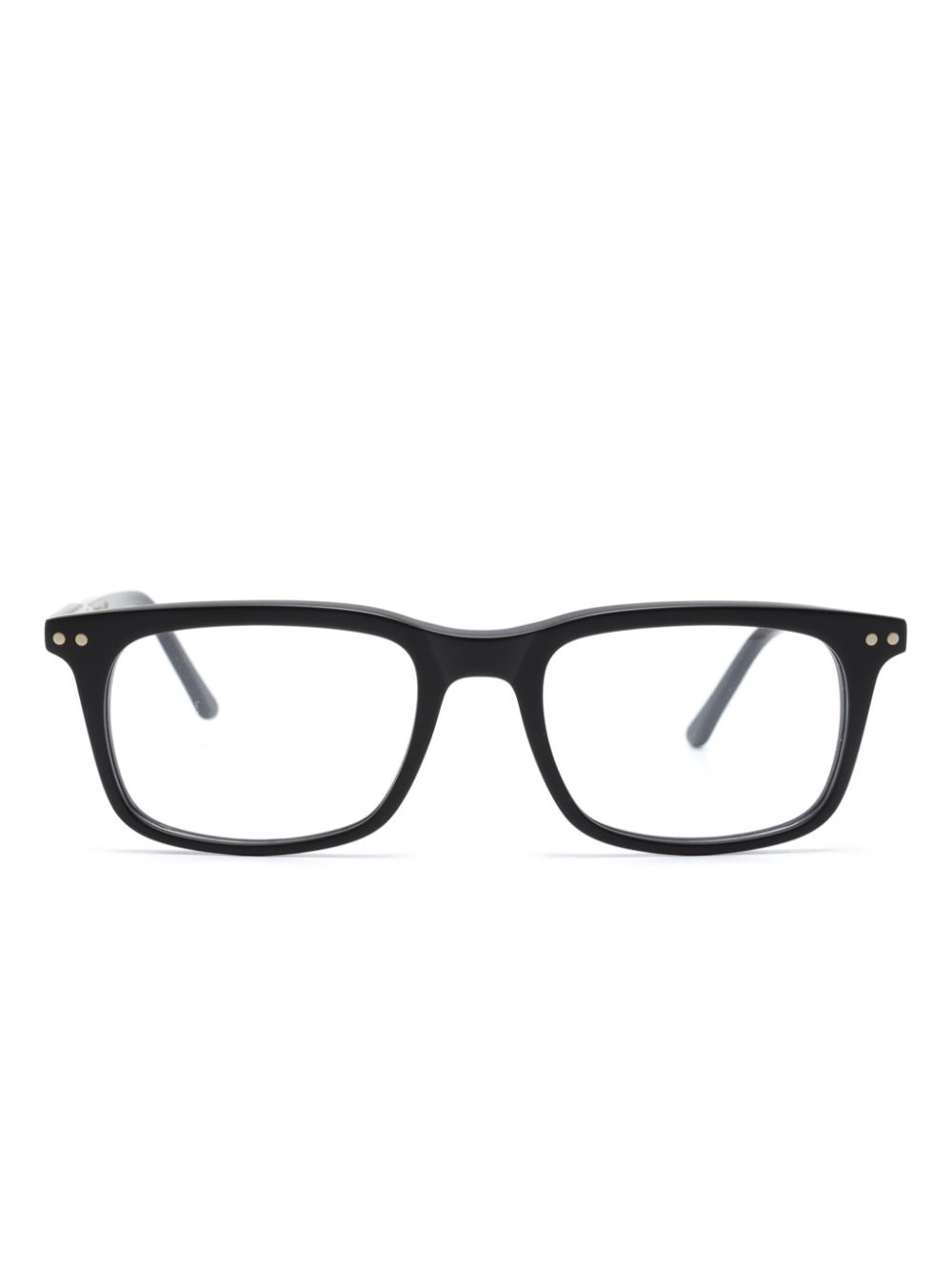 Epos acetate square-frame glasses - Schwarz