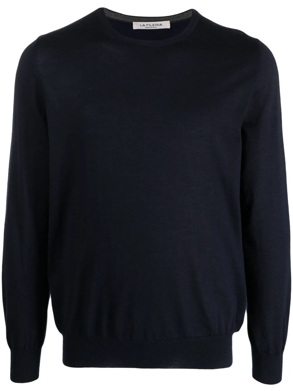 Fileria fine-knit long-sleeved jumper | Blue | Image 1