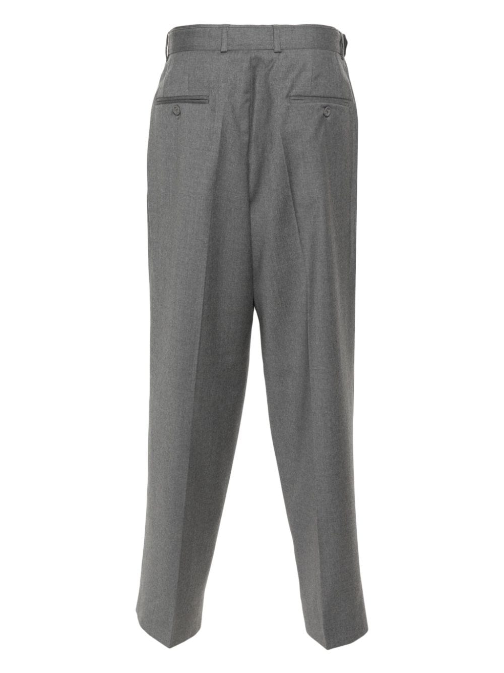 Shop Officine Generale Tailored Wool Trousers In Grey