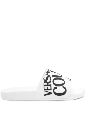 White clearance versace sliders