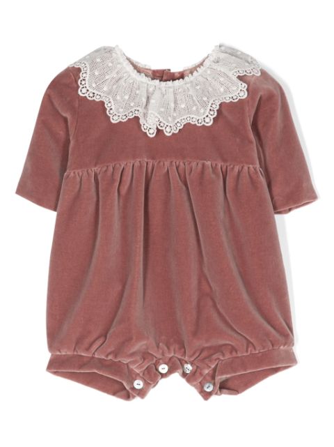 JESURUM BABY Piccolo Cà Foscari velvet romper