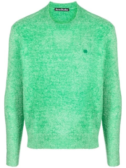 Acne Studios sweatshirt med logoapplikation