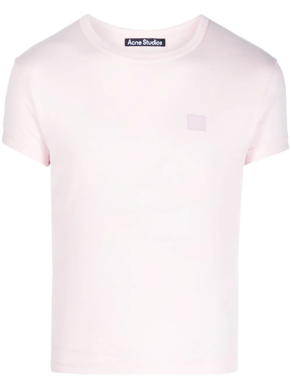 Acne Studios Poloshirt met logo-applicatie Roze