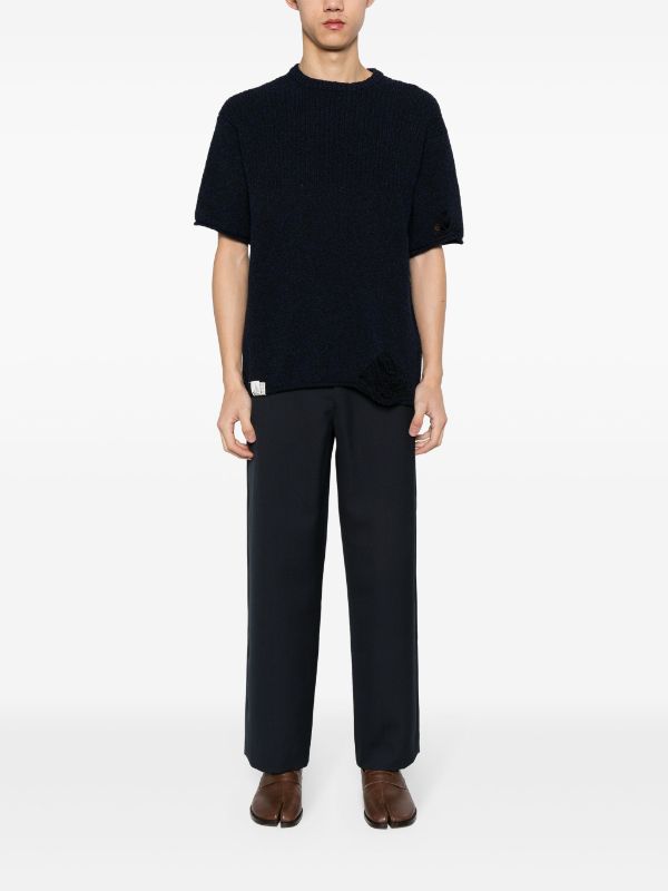 Acne Studios Interwoven Tapered Trousers - Farfetch