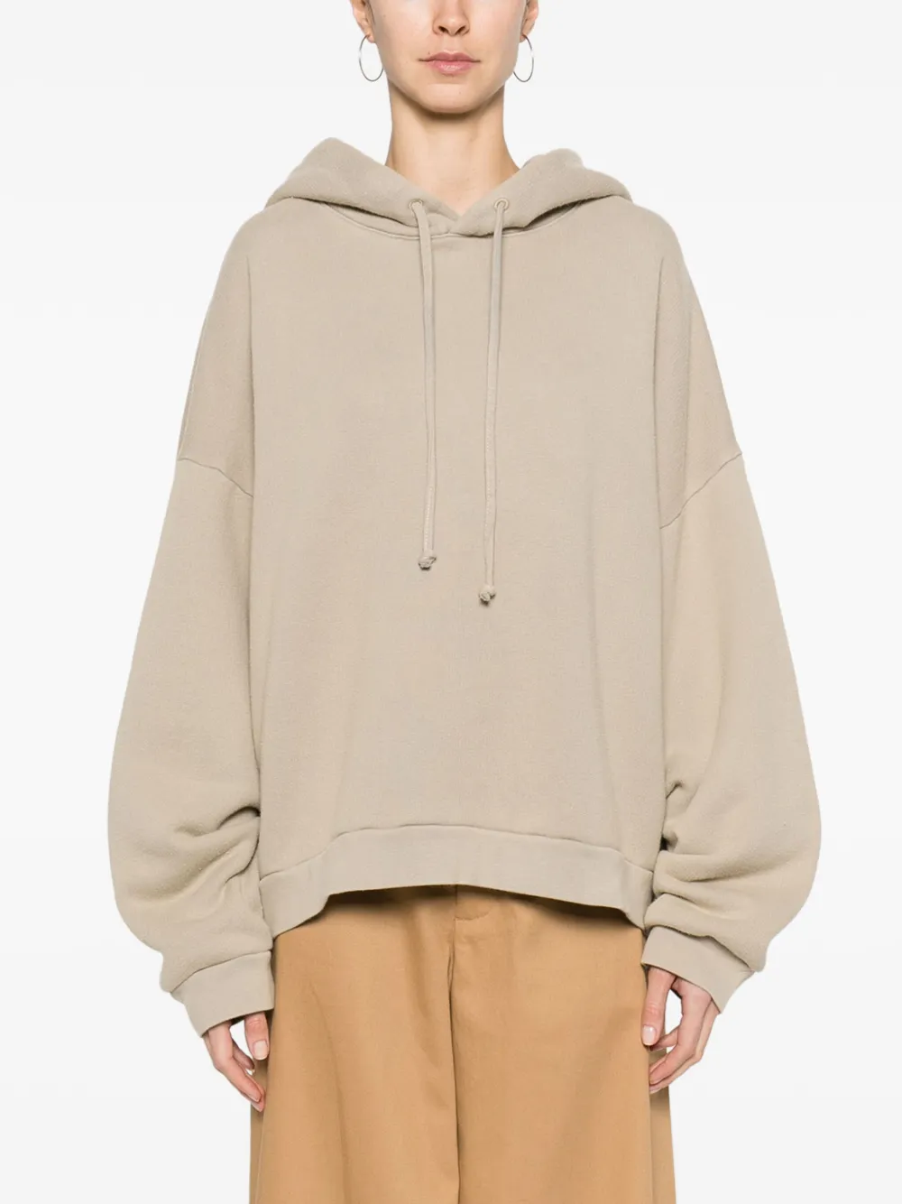 Acne Studios Hoodie met logoprint Grijs