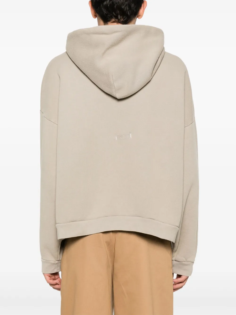 Acne Studios Hoodie met logoprint Grijs
