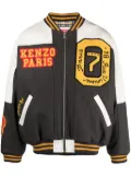 Kenzo Kenzo Tiger Academy logo-appliqué bomber jacket - Grey