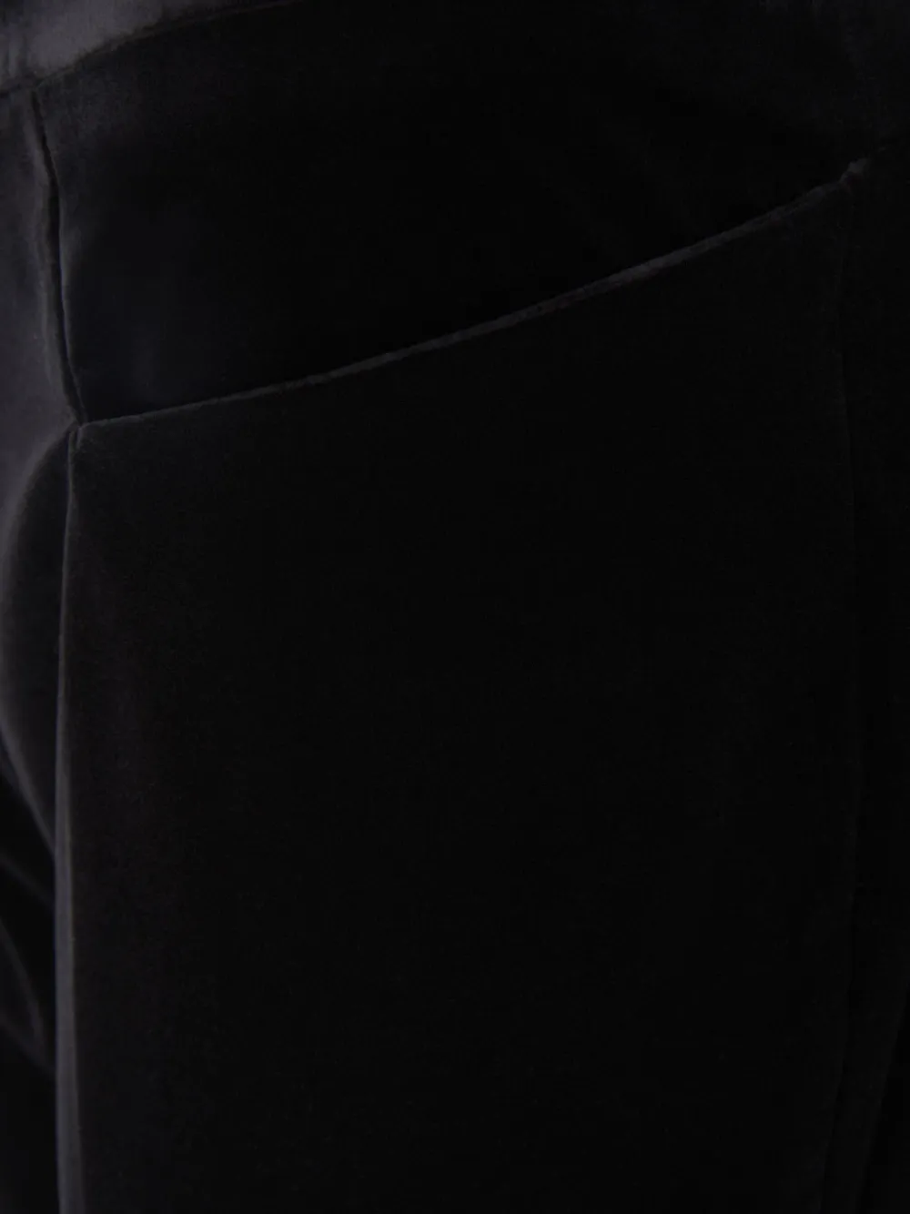 TOM FORD Fluwelen broek Zwart