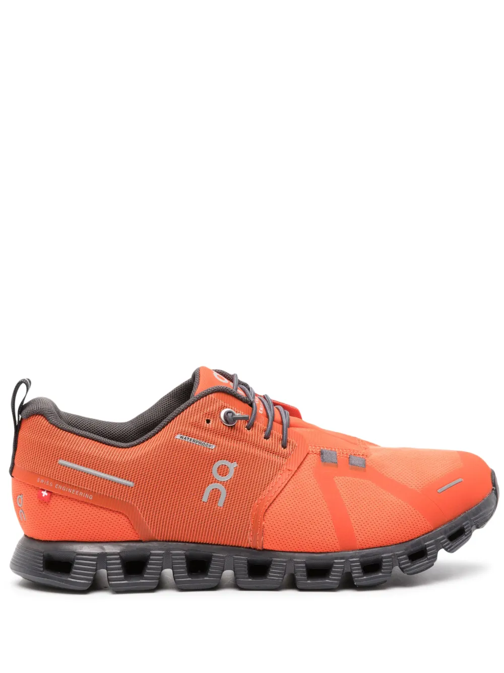 On Running Cloud 5 Waterproof Sneakers In Orange