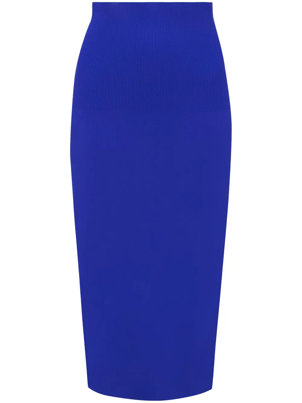 Victoria Beckham High-waisted Pencil Skirt In Blue