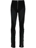 Mugler Spiral flared jeans - Black