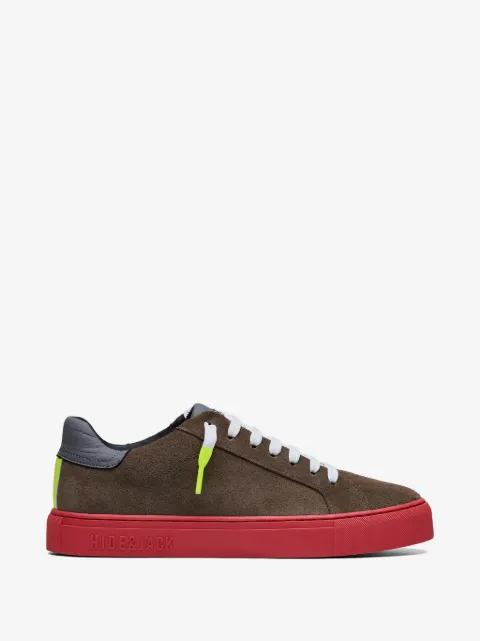 Hide&Jack Oil lace-up sneakers