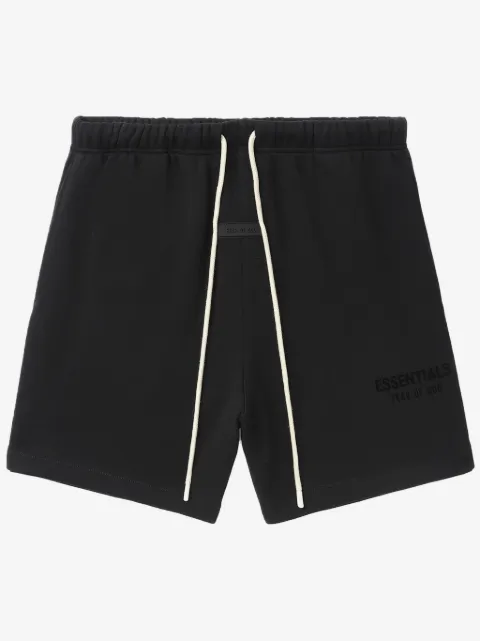 FEAR OF GOD ESSENTIALS logo-print jersey track shorts