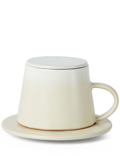 Brunello Cucinelli ceramic mug and saucer set Men