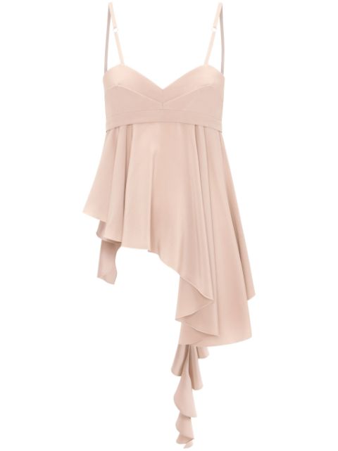 Victoria Beckham ruffle-detailing silk top