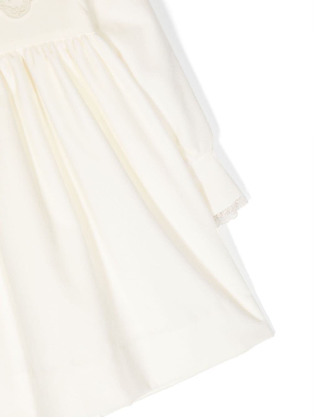Shop Jesurum Baby Cadoro Cotton-jersey Dress In White