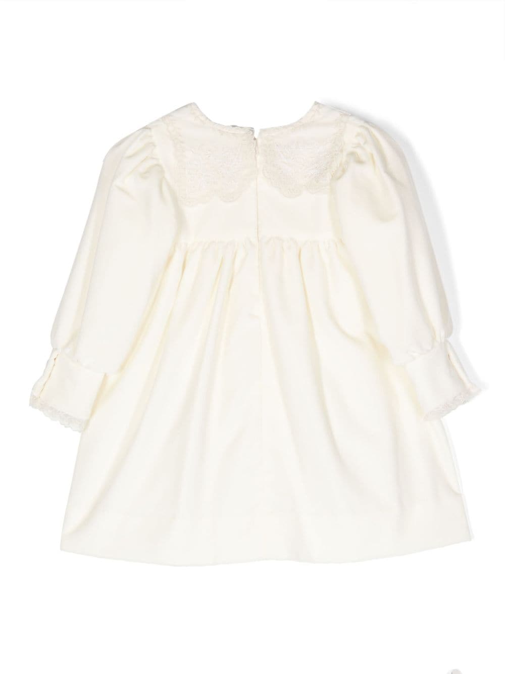 Shop Jesurum Baby Cadoro Cotton-jersey Dress In White