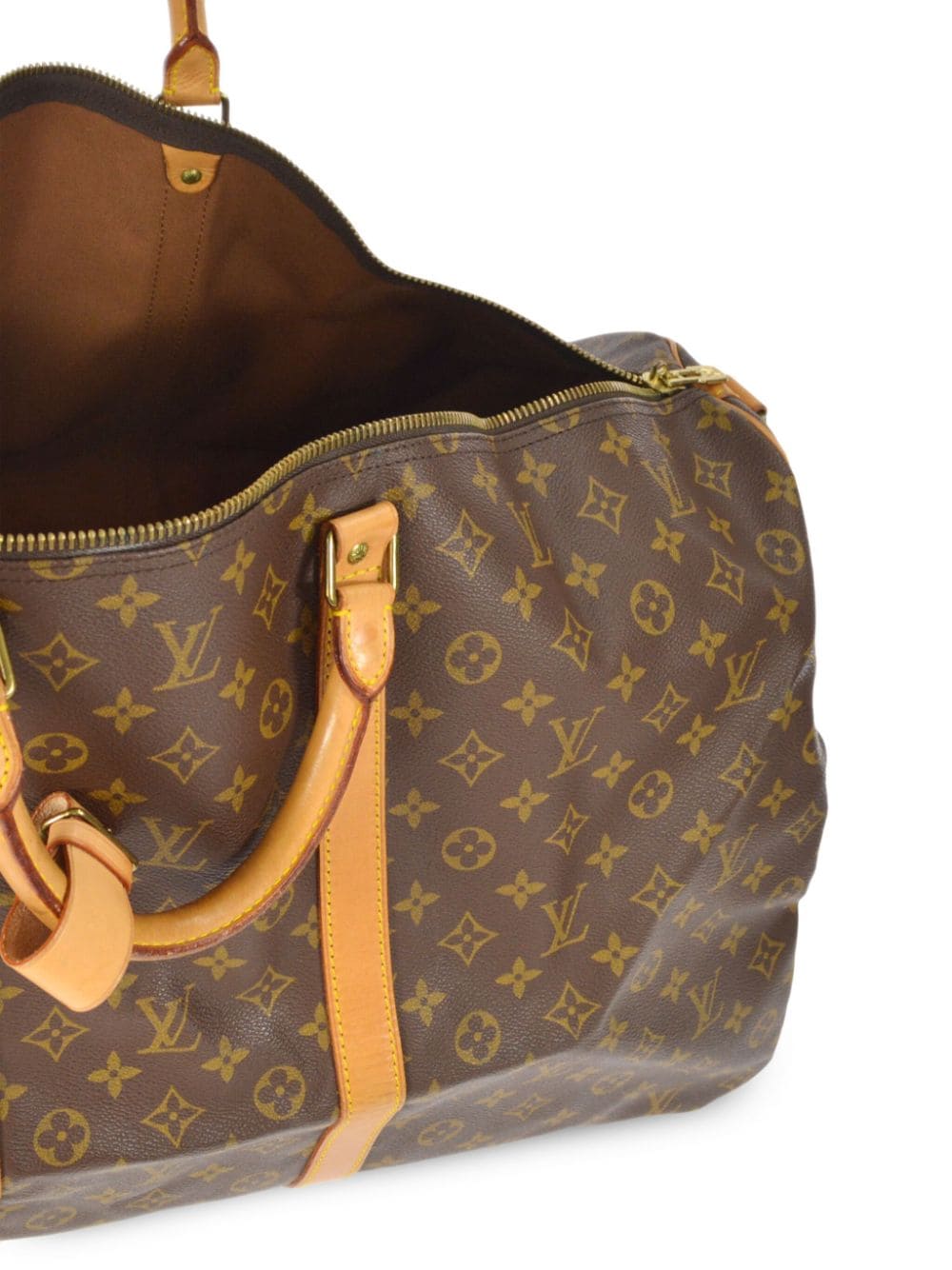 Louis Vuitton 1991 Pre-owned Keepall 60 Bandouliere Two-Way Travel Bag - Brown