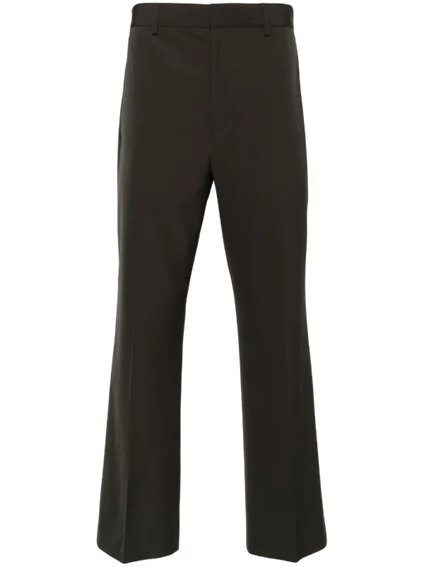 Acne Studios Mid-rise Tailored Trousers in Brown