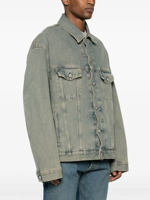 Extra long hot sale jean jacket