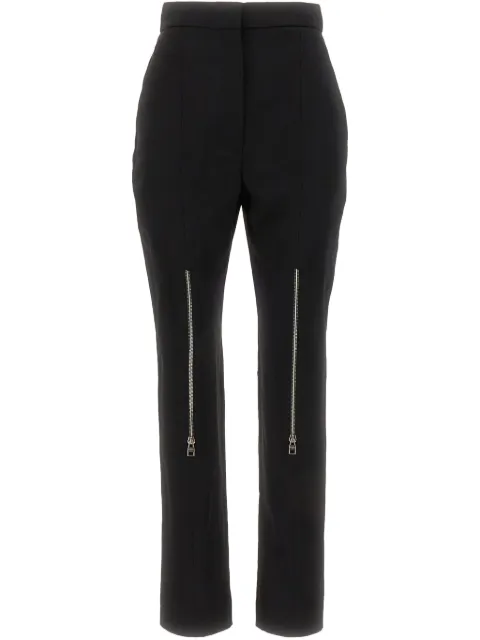 Alexander McQueen pantalones ajustados con pinzas