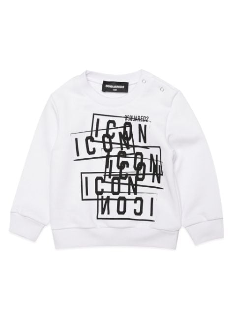 Dsquared2 Kids Icon logo-print cotton sweatshirt