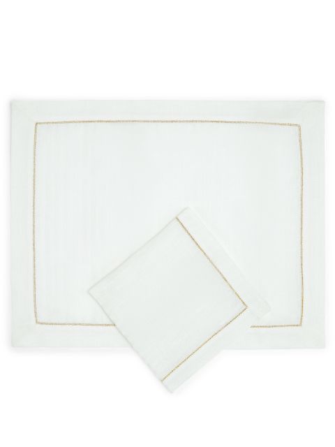 Brunello Cucinelli linen placemat set Men