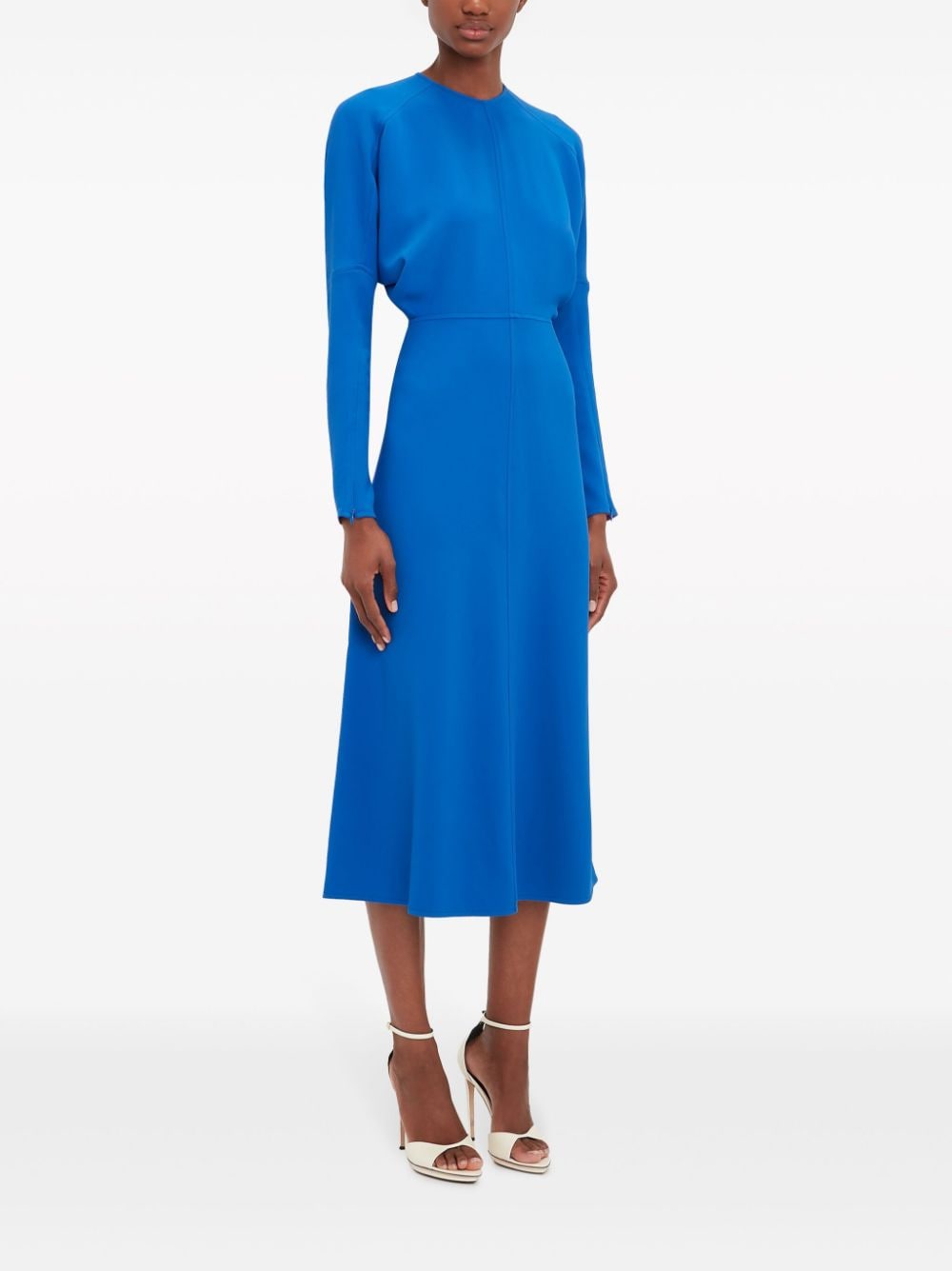 Victoria Beckham Midi-jurk Blauw