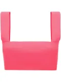 Victoria Beckham Strap Bandeau ribbed top - Pink