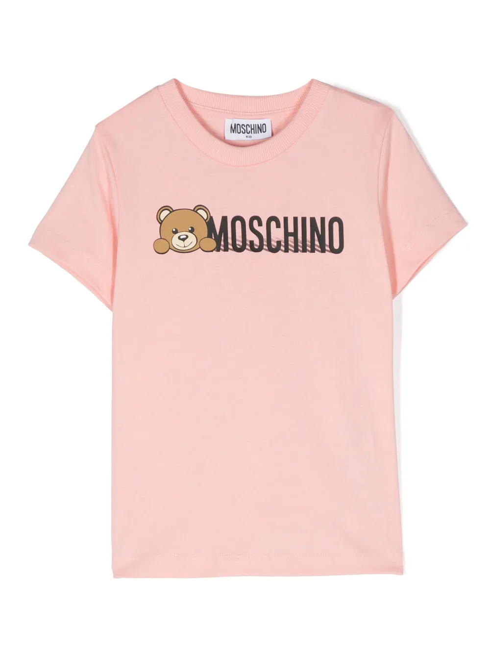 Moschino Kids T-shirt met ronde hals Roze