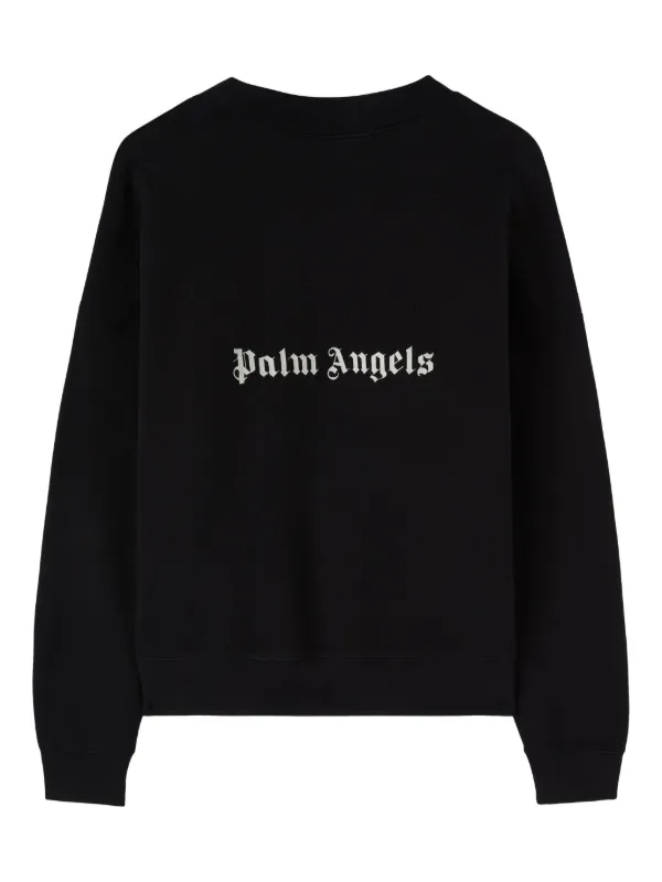 Palm Angelsロゴ スウェットシャツ Palm Angels ロゴ スウェットシャツ | ブラック | FARFETCH JP