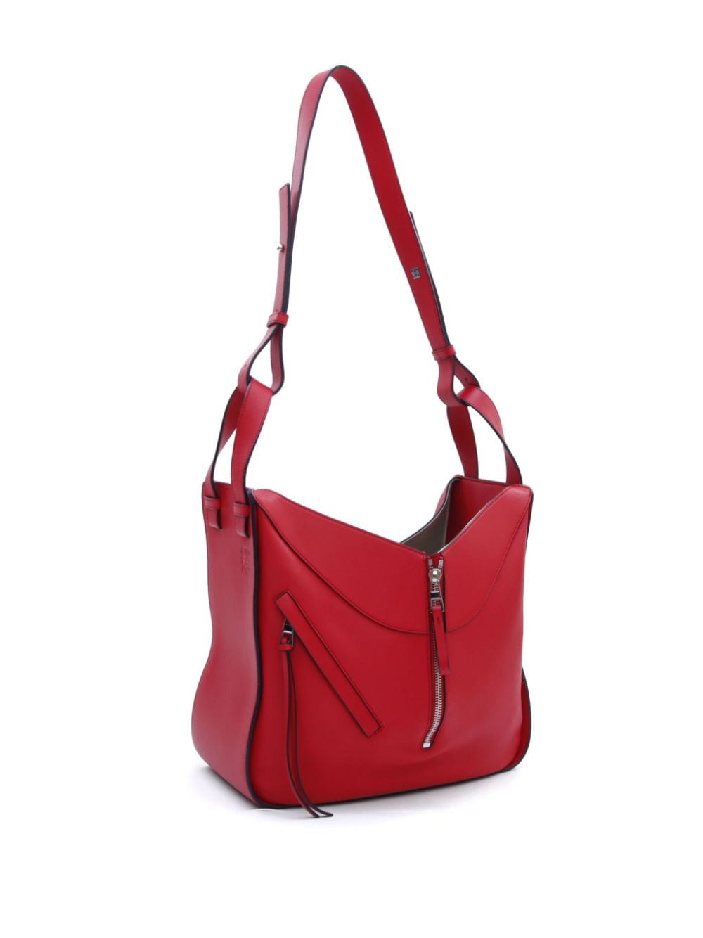 Pre-owned Loewe 2010-2020 Medium Hammock Two-way Bag In Red