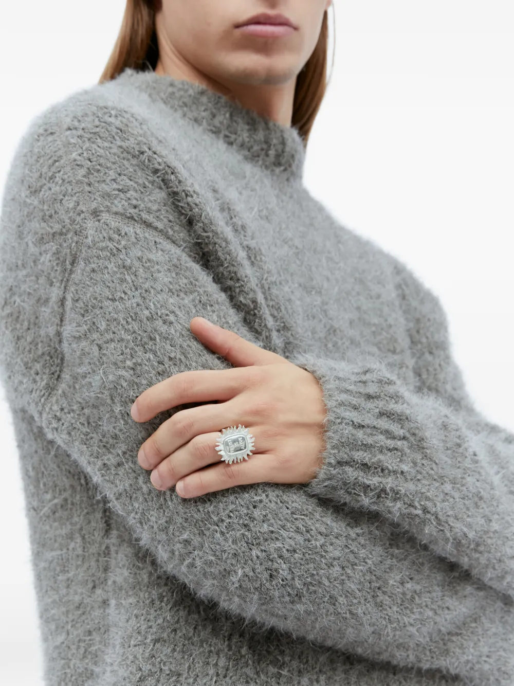 Bleue Burnham Trust is Alive ring - Silber