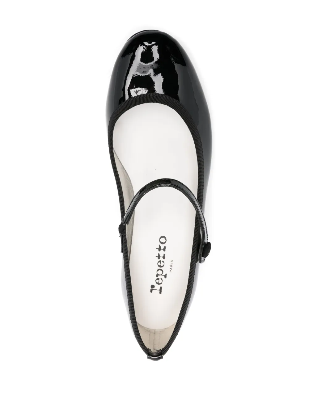 Repetto Lio Mary Jane 35 mm leren pumps Zwart