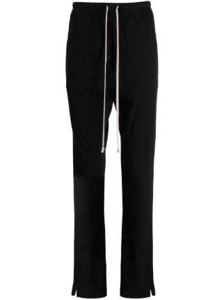 Rick Owens DRKSHDW ドローストリング トラックパンツ | ブラック 
