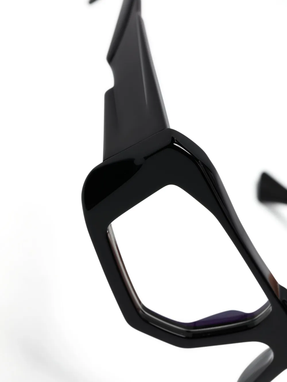 Kuboraum F6 Rectangle-frame Glasses In Black