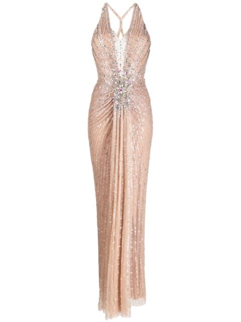 Jenny Packham Lana crystal-embellished dress