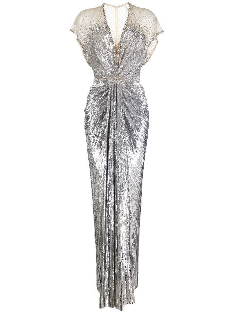 Jenny Packham Stardust sequin-embellished dress Women