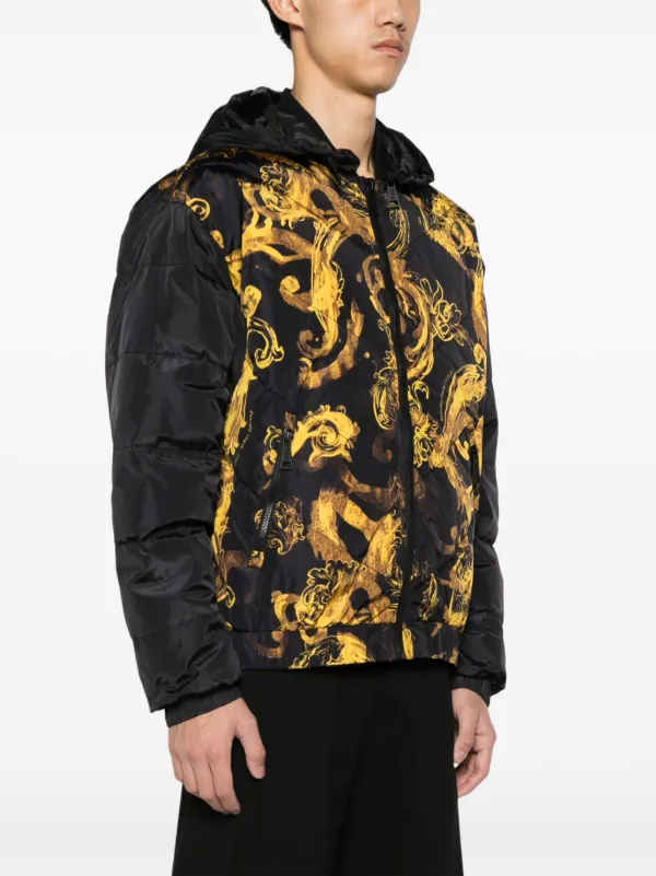 Versace Jeans Couture Watercolour Couture Printed Puffer
