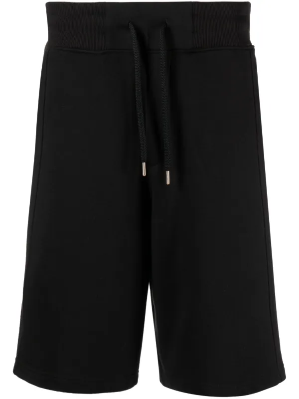 Versace outlet jeans couture blk jogger shorts