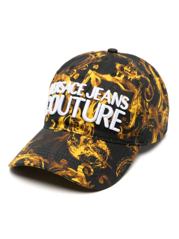 Versace Jeans Couture Casquette a Imprime Baroque Noir FARFETCH MA